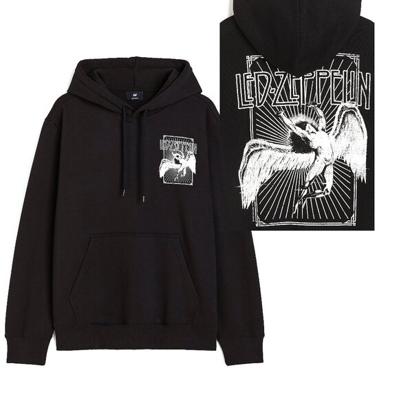 Led Zeppelin Icarus Logo rock metal HM Official Hoodie 3XL XXXL NWT - Picture 1 of 7